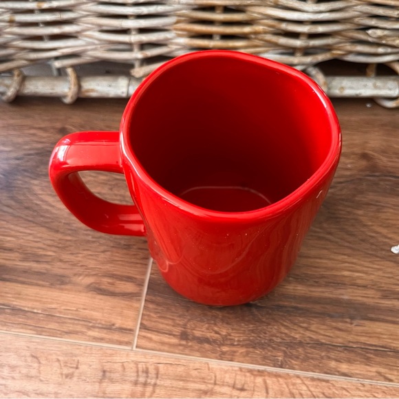 Rae Dunn red Santa coffee mug - Picture 3 of 4